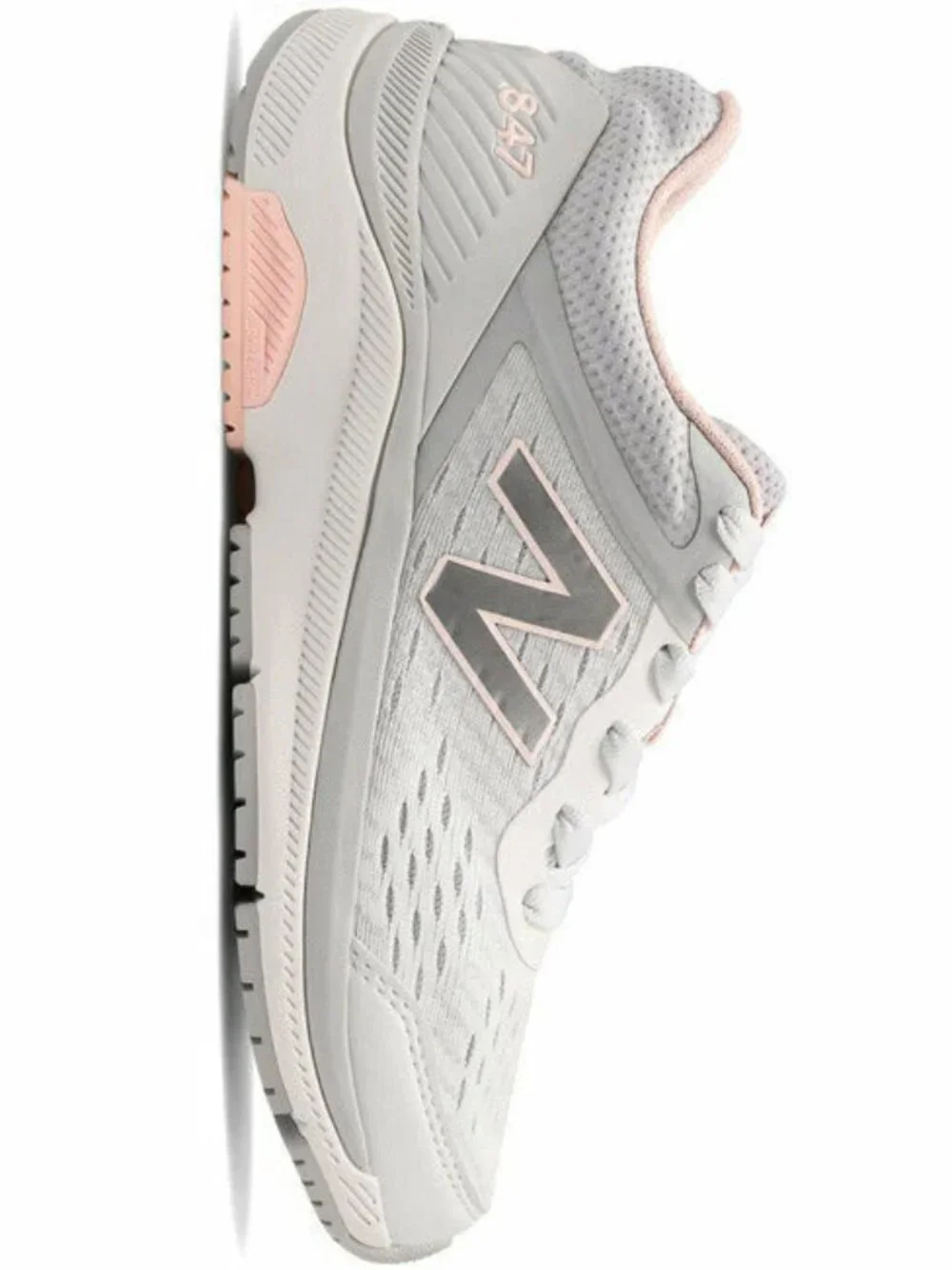 New Balance 847 v4 Walking Shoes Sneakers Womens Size 10.5 Gray Pink Comfort
